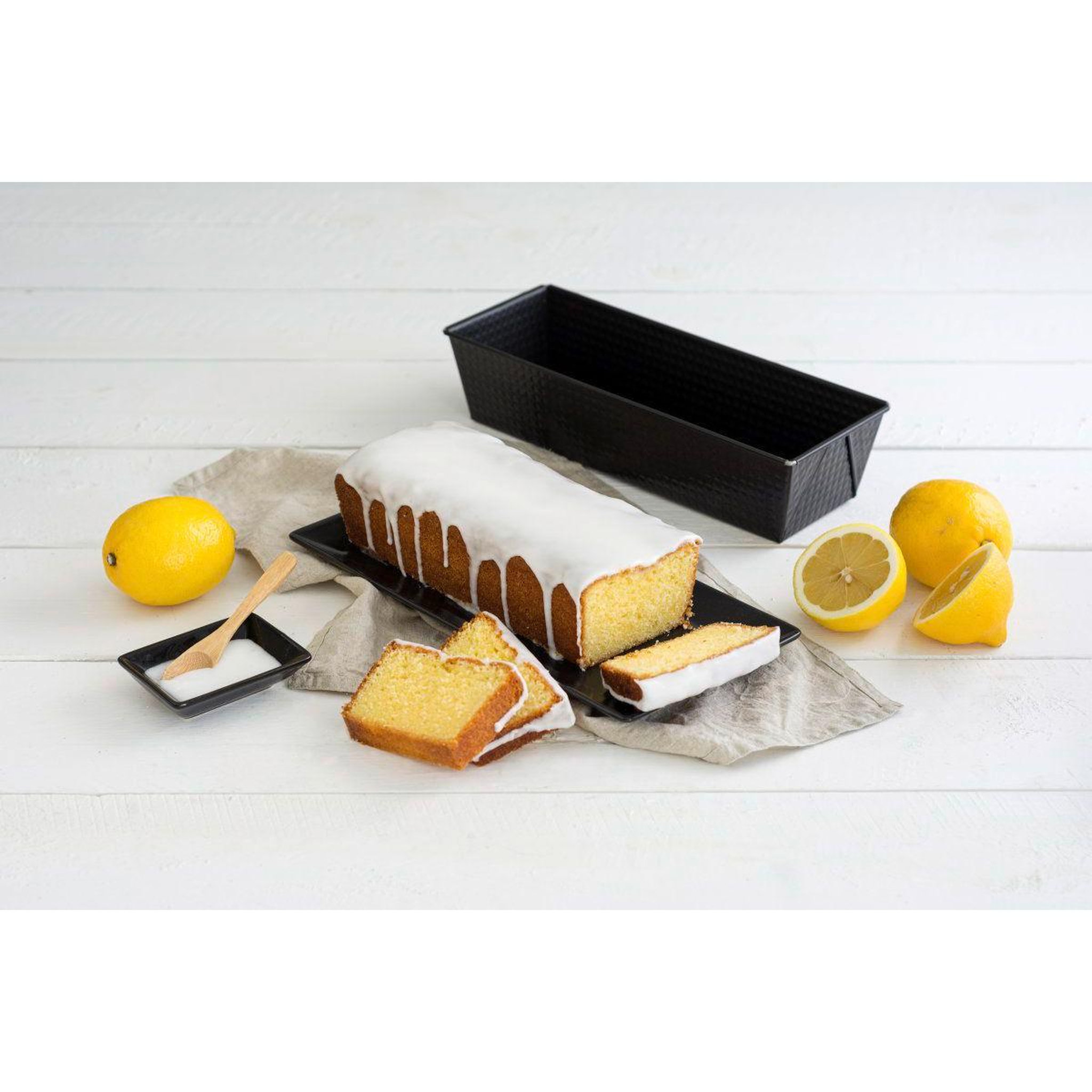 Voir la diapositive 6 : ZENKER Lot de 2 moules à cake 30,5 cm zenker black metallic