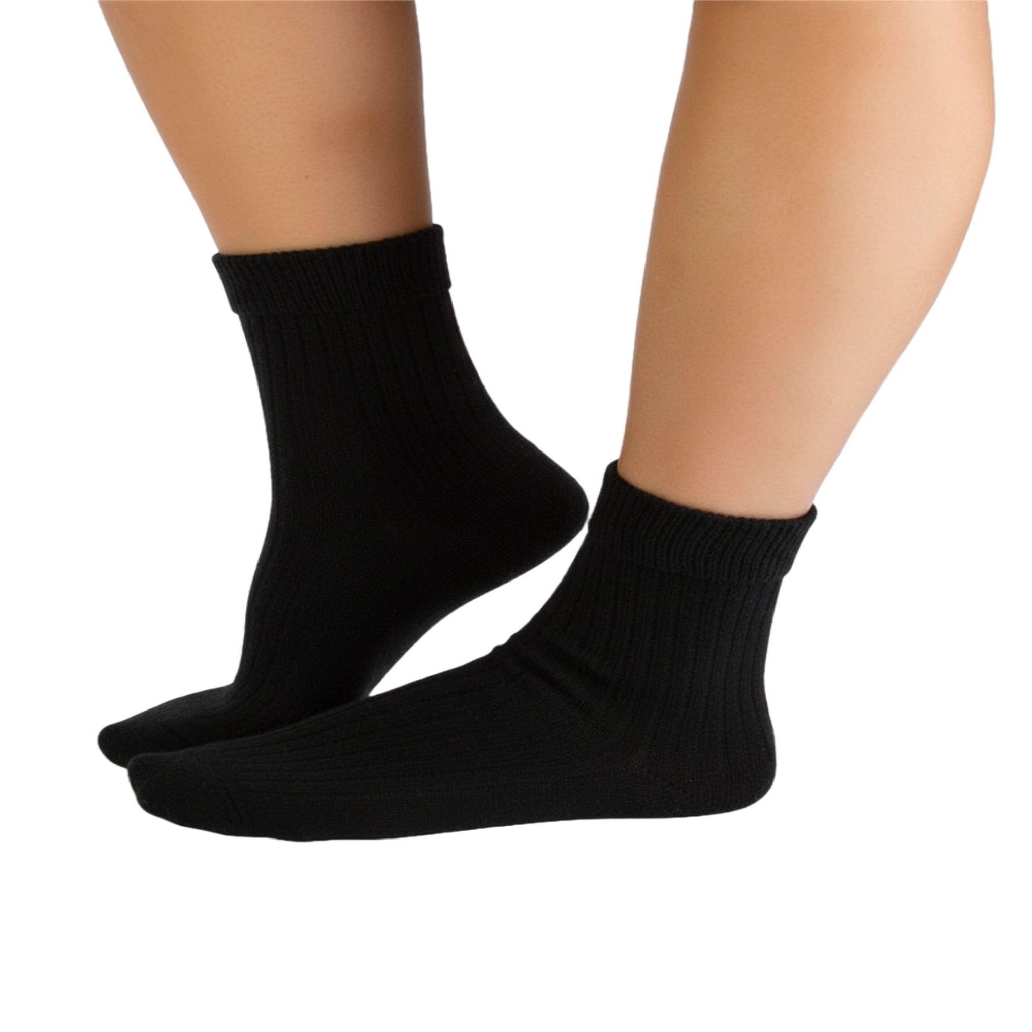 Voir la diapositive 3 : PIRIN HILL Chaussettes laine mérinos épaisses - noir