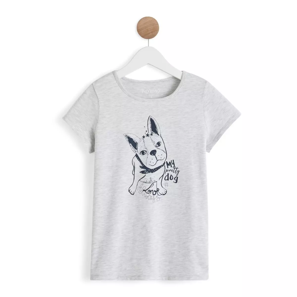 IN EXTENSO T-shirt manches courtes chien fille 