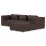 Voir la diapositive 2 : LISA DESIGN Stella - canapé d'angle droit 4 places en simili