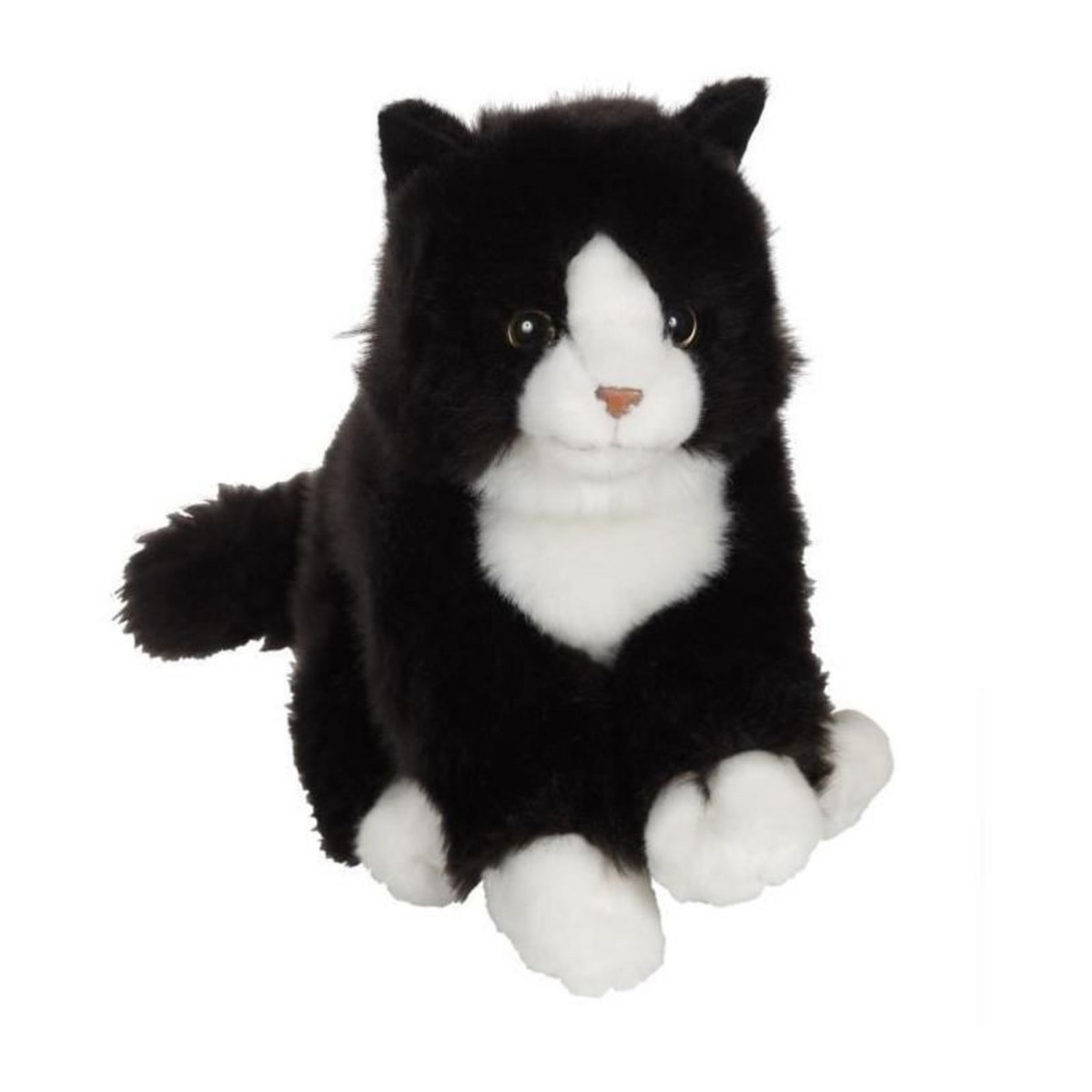 Gipsy Peluche - Gipsy Toys - Chat mimiz - 28cm - Noir/Blanc