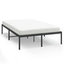Voir la diapositive 1 : VIDAXL Cadre de lit metal sans matelas noir 120x190 cm
