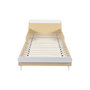 Voir la diapositive 5 : SWEEEK Lit enfant 90 x 190cm effet bois. couleur blanc et bois