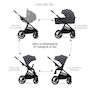 Voir la diapositive 2 : KINDERKRAFT Poussette combinée polyvalente 2 en 1 avec siège réversible à 27 kg