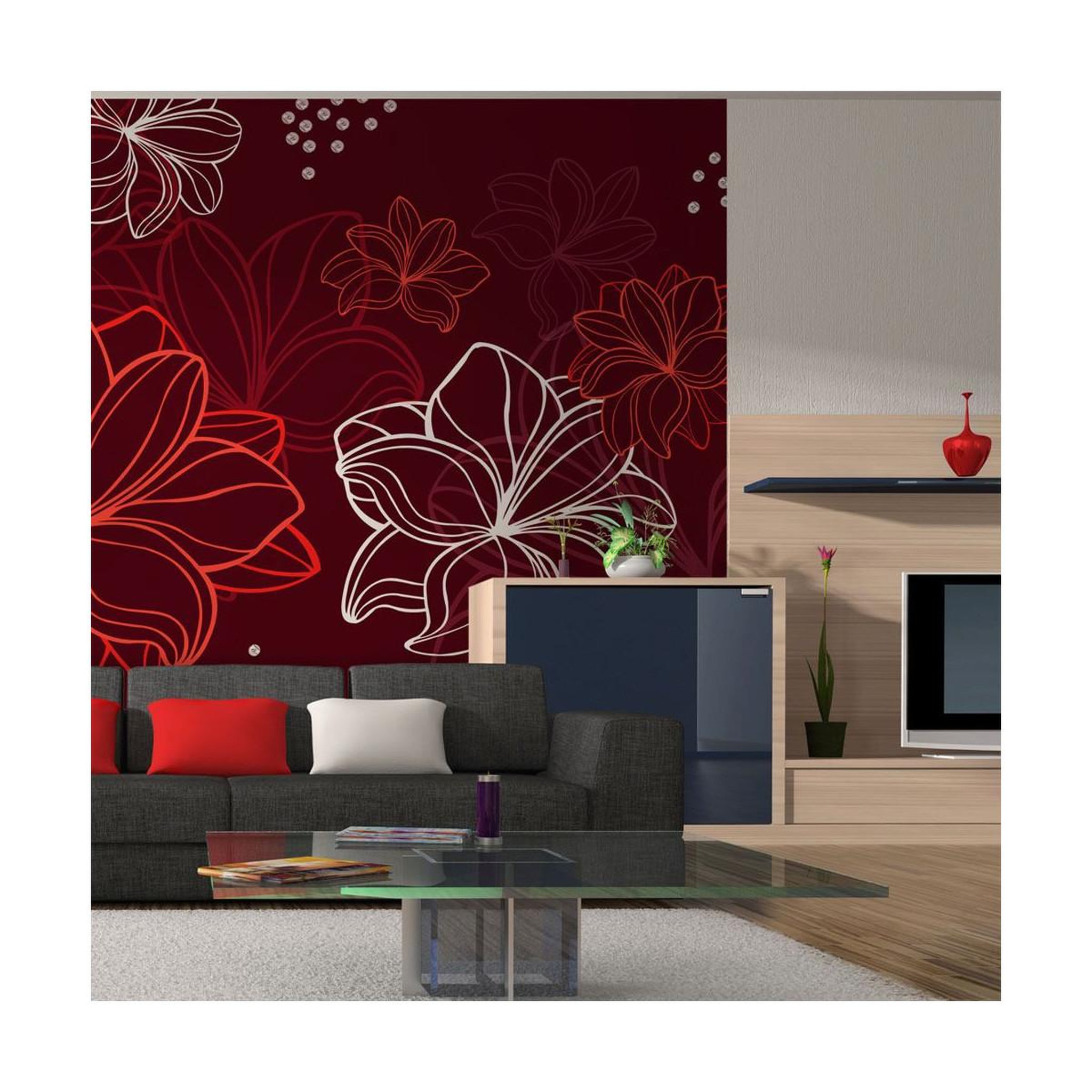 Paris Prix Papier peint  vernal flora. Coloris disponibles : Multicolore