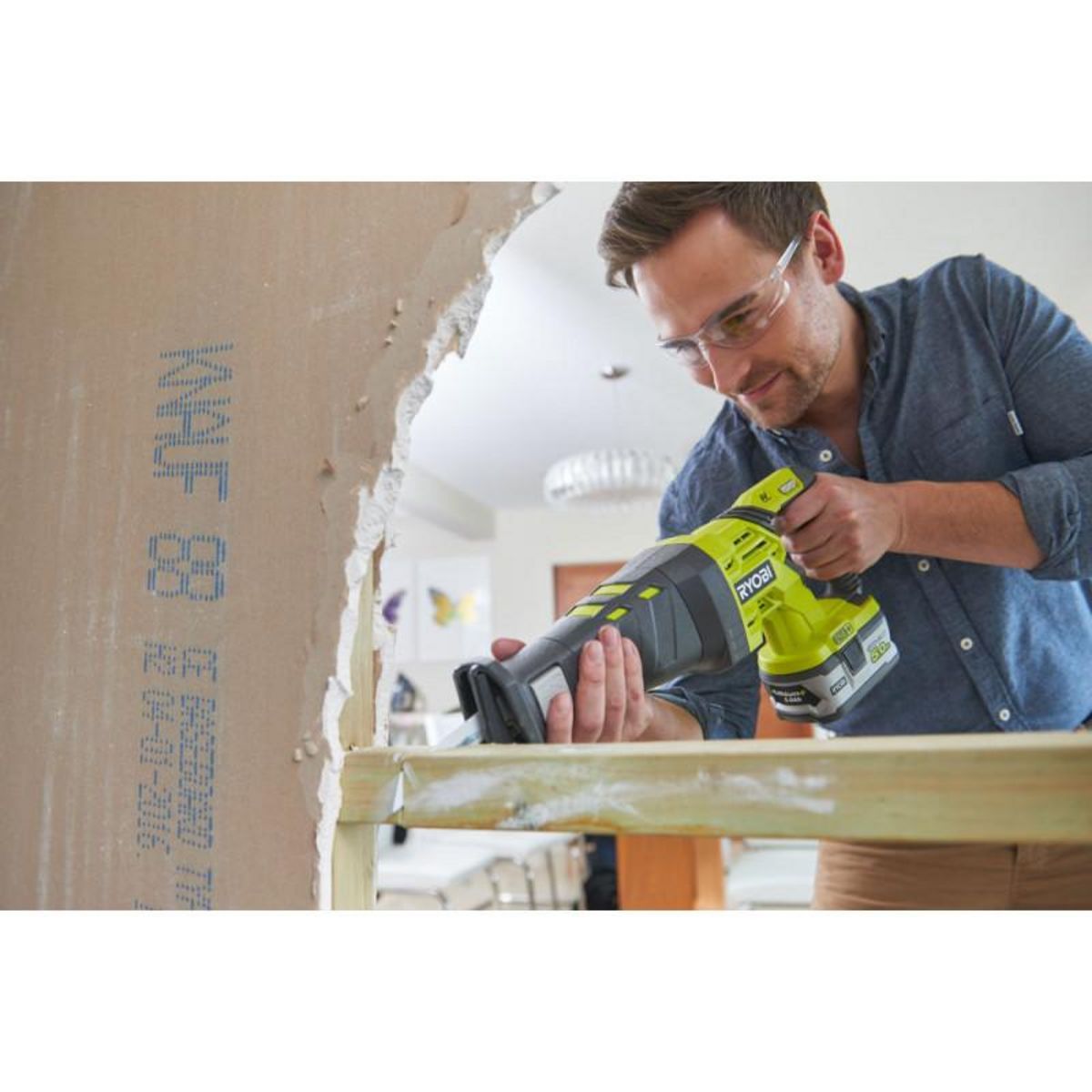 Ryobi Pack RYOBI Scie sabre 18V One+ R18RS-0 - Lot de 6 lames universelles - bois et métal 100/152mm - RA