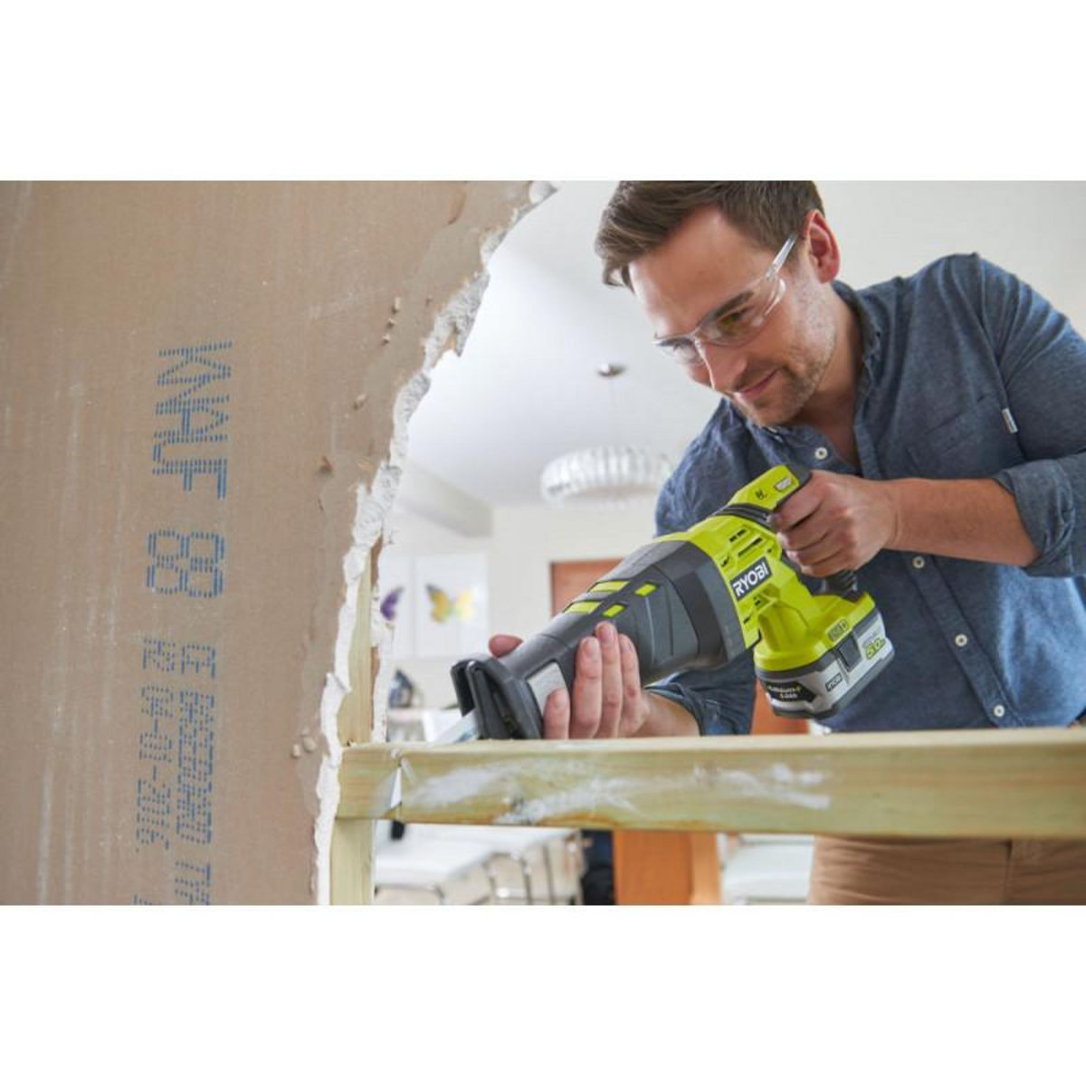 Ryobi Pack RYOBI Scie sabre 18V One+ R18RS-0 - Lot de 6 lames universelles - bois et métal 100/152mm - RA