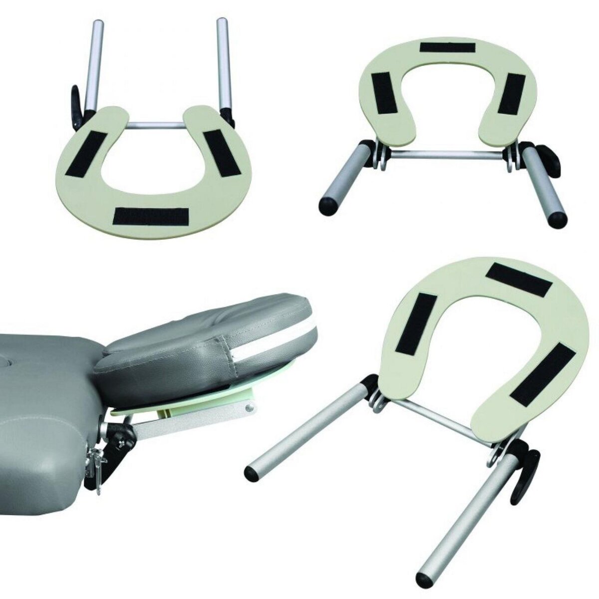 VIVEZEN Support têtière, appuie tête en aluminium pour table de massage