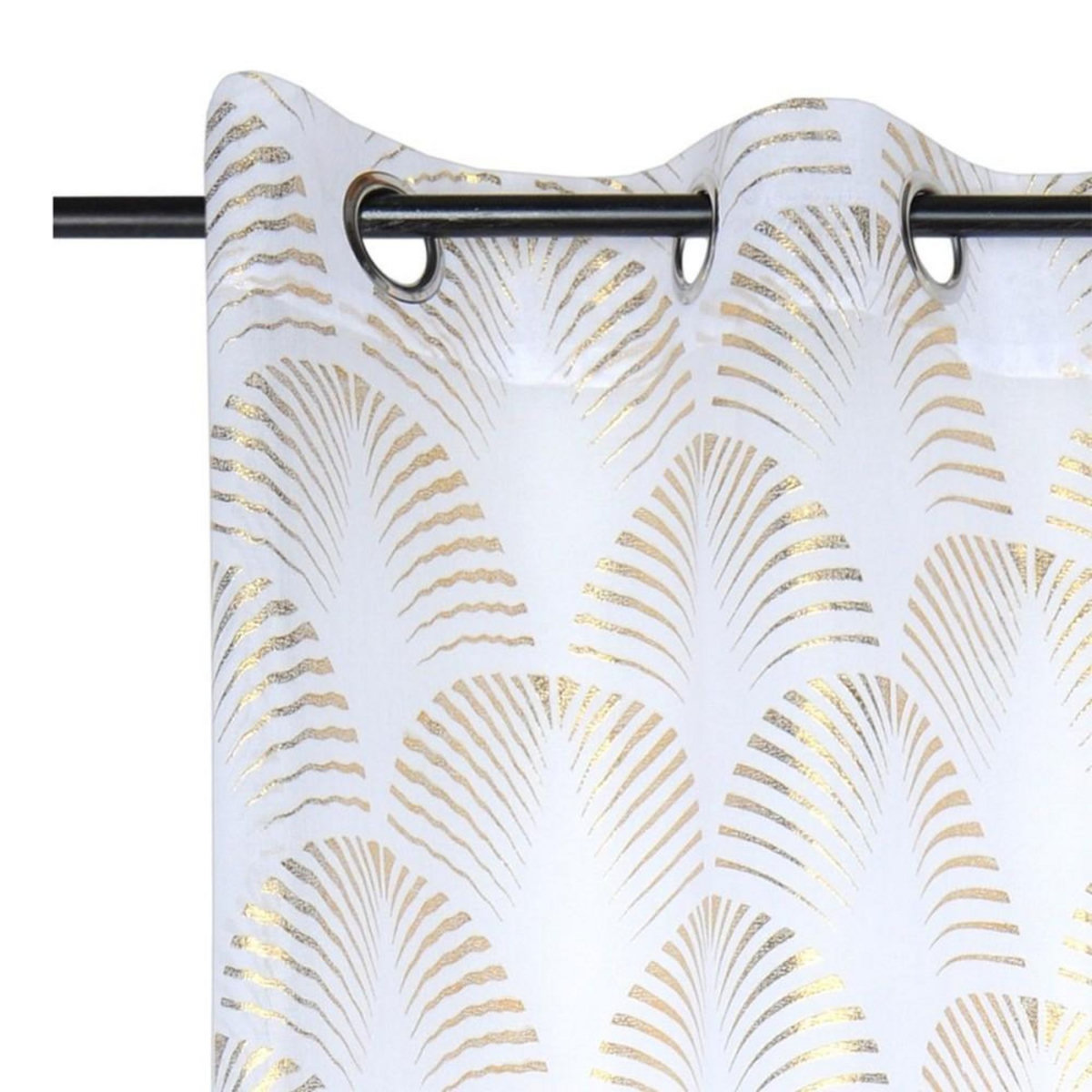 Lovely Casa Voilage à œillets 140x260 cm Maldives or