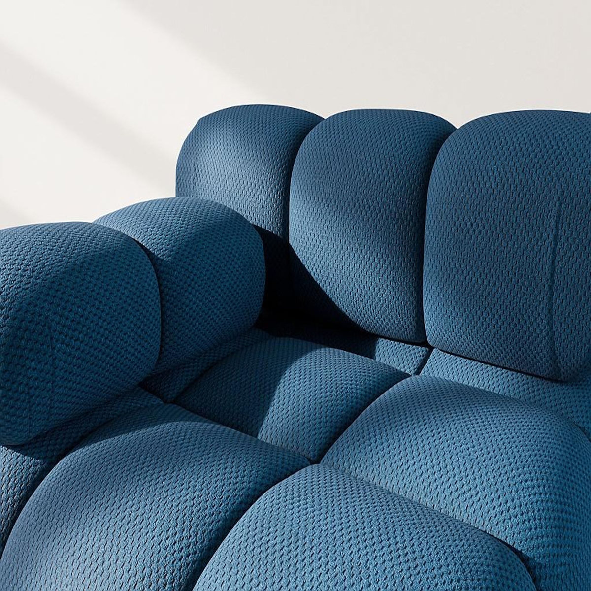 LISA DESIGN Ruby - module d'assise gauche en velours texturé