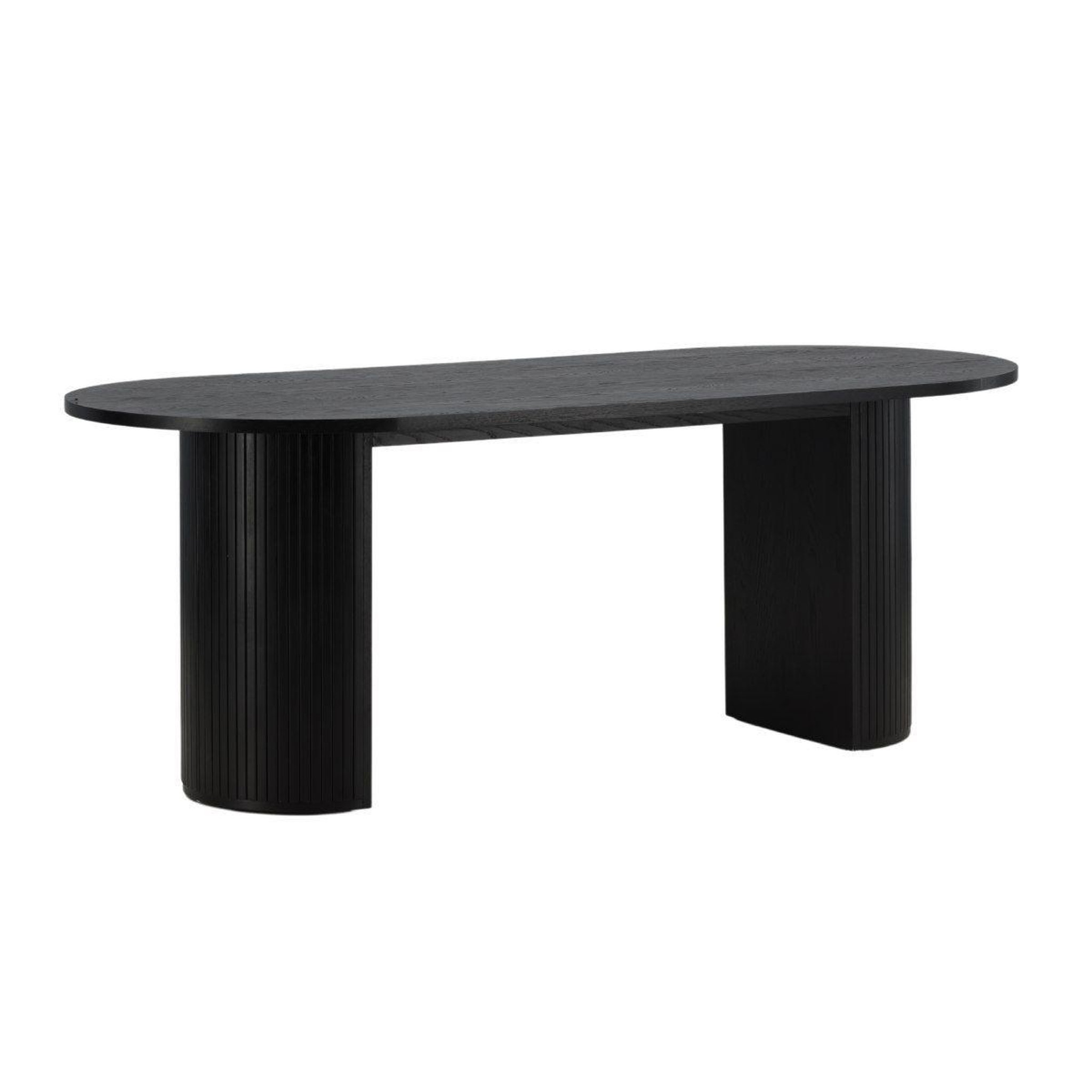 Paris Prix Table à manger ovale  bianca  200cm noir