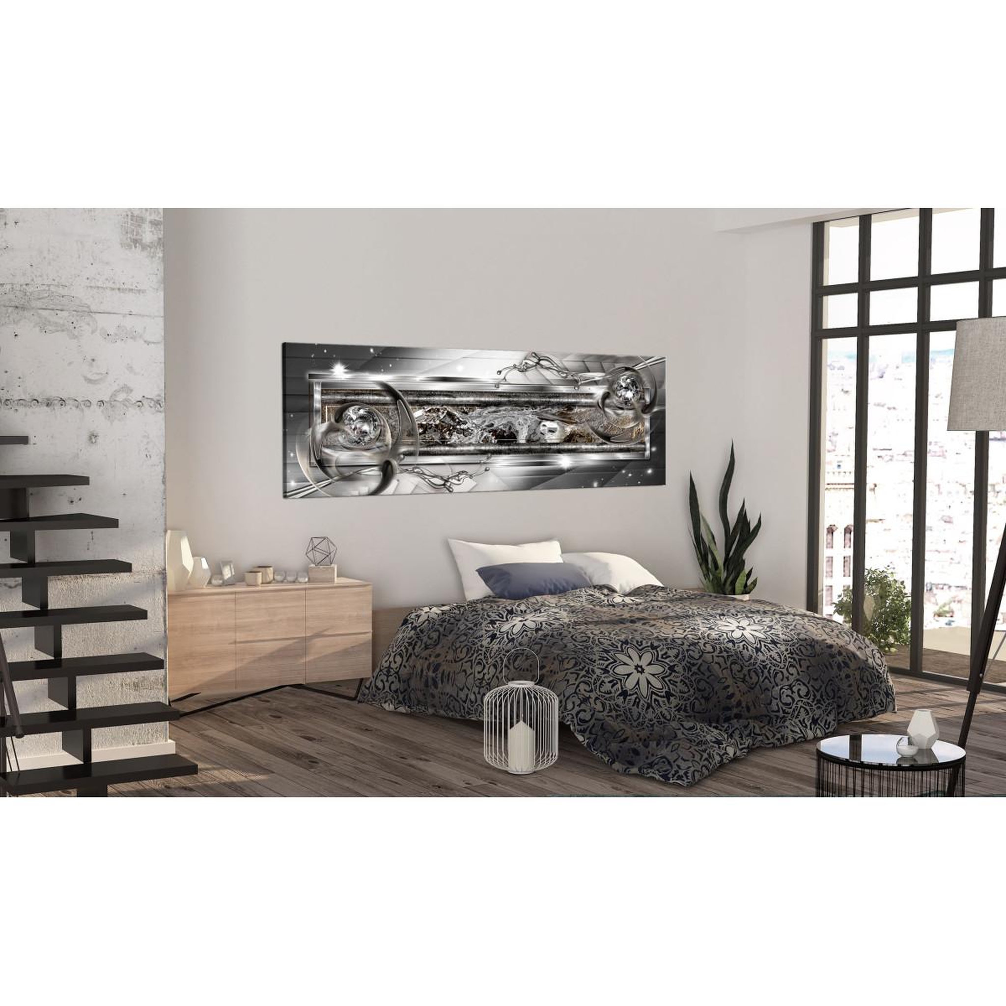 Voir la diapositive 2 : Paris Prix Tableau imprimé  silver source