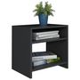 Voir la diapositive 3 : VIDAXL Tables de chevet 2 pcs Noir 40x30x40 cm Bois d'ingenierie