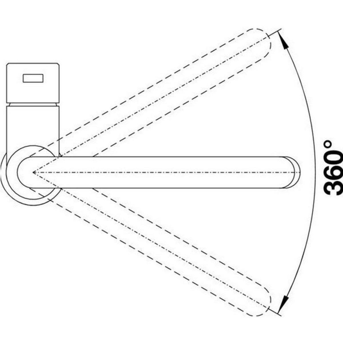 Blanco Mitigeur évier monocommande inox brossé - 523120