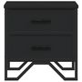 Voir la diapositive 5 : VIDAXL Table de chevet noir 40x41x40 cm bois d'ingenierie