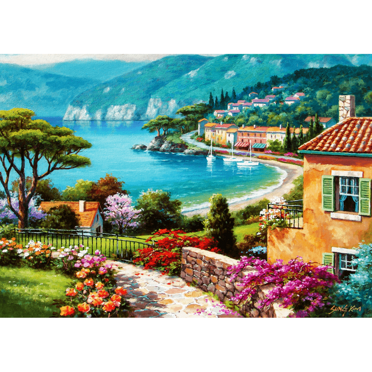PERRE / ANATOLIAN Puzzle 1500 pièces : Bord de Lac, Sung Kim