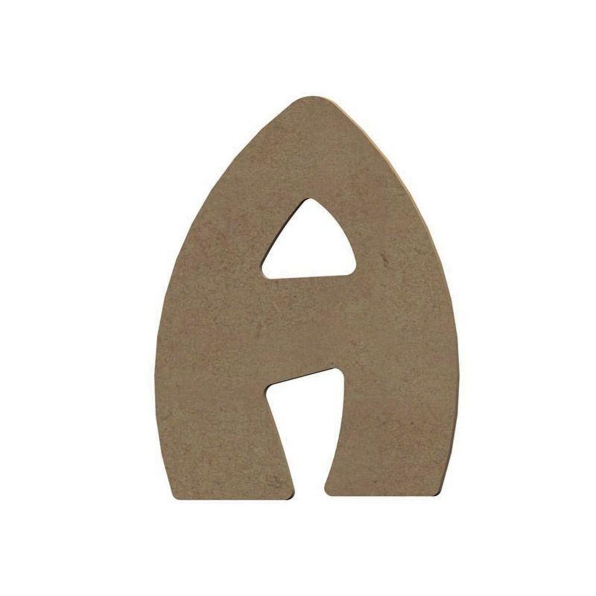 GOMILLE Lettre majuscule A en bois MDF à décorer - 15 cm