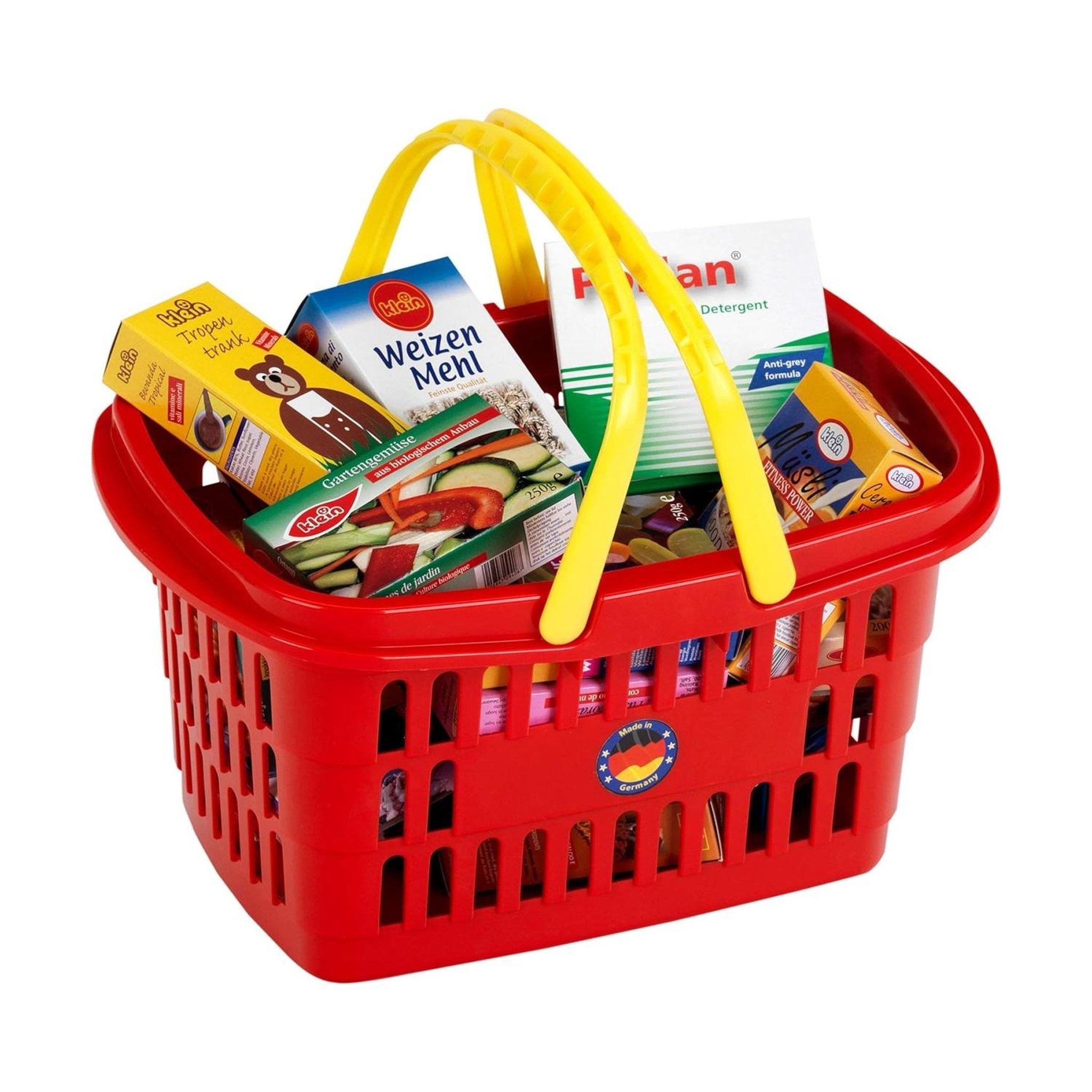 THEO KLEIN Panier à provisions garni avec double anse