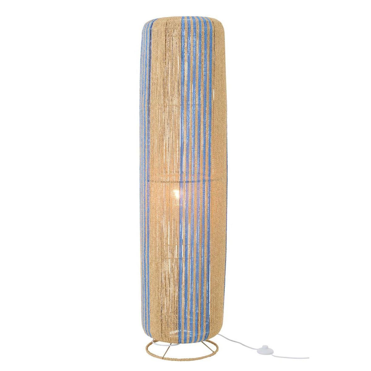 Paris Prix Lampadaire Corde  Chase  138cm Bleu & Naturel