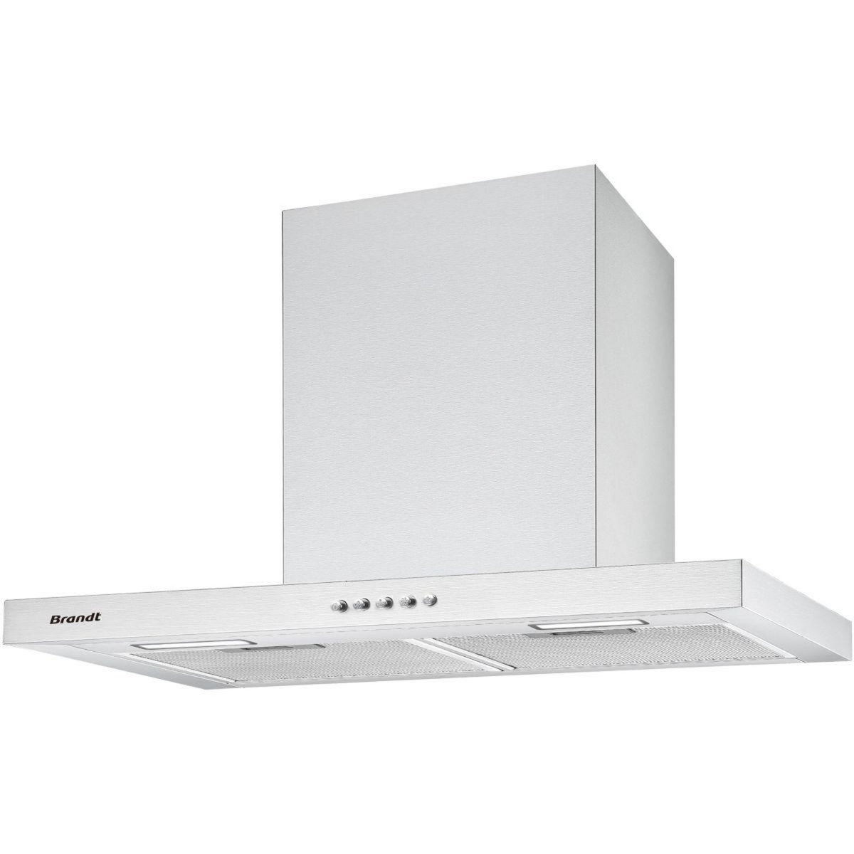 BRANDT Hotte décorative murale BHB3612X