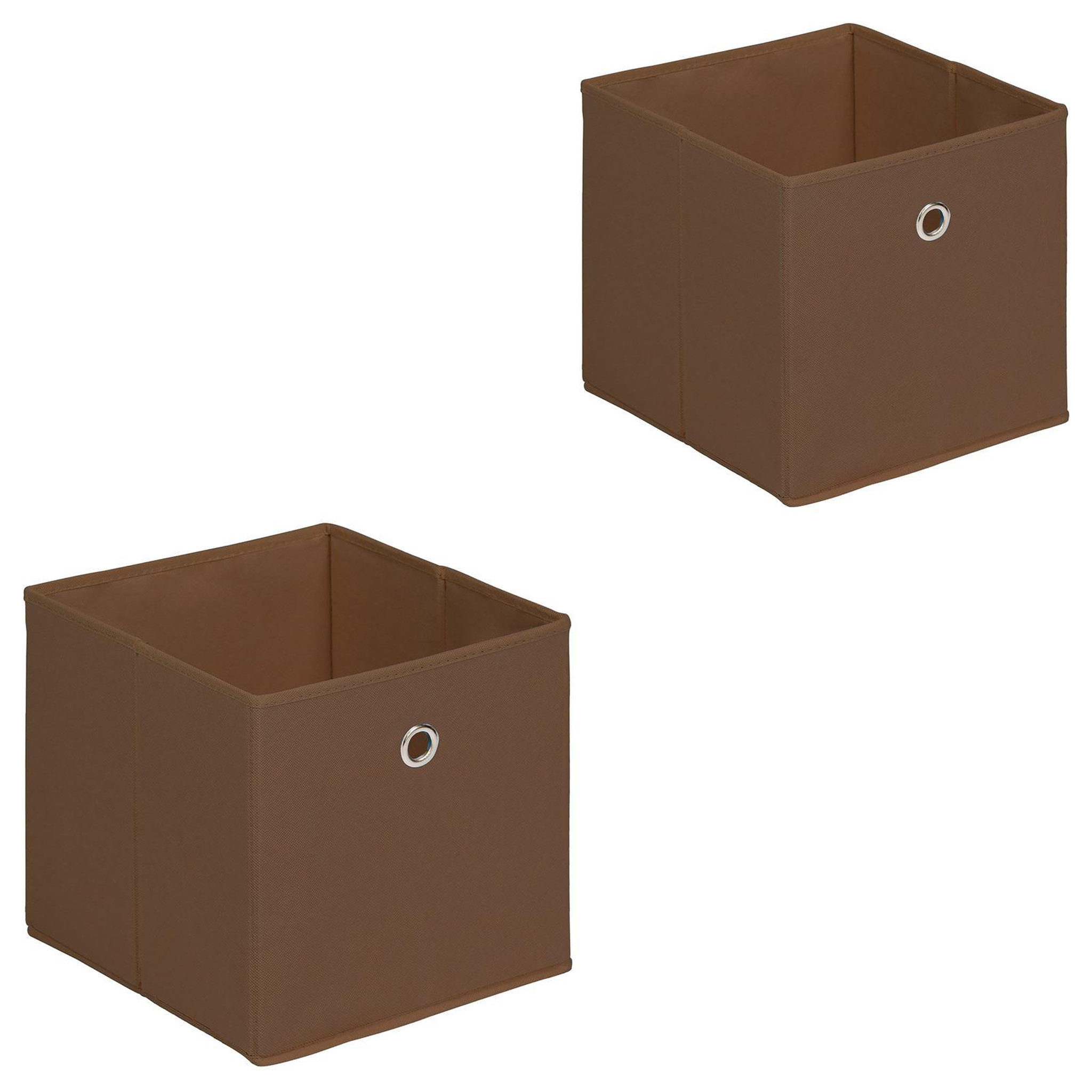 Voir la diapositive 1 : IDIMEX Lot de 2 boîtes de rangement ELA, en tissu