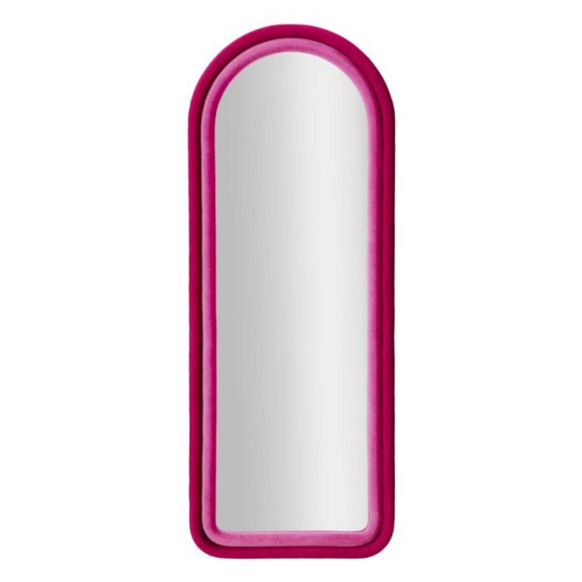 Paris Prix Miroir Mural en Velours  Chloé  160cm Fuchsia