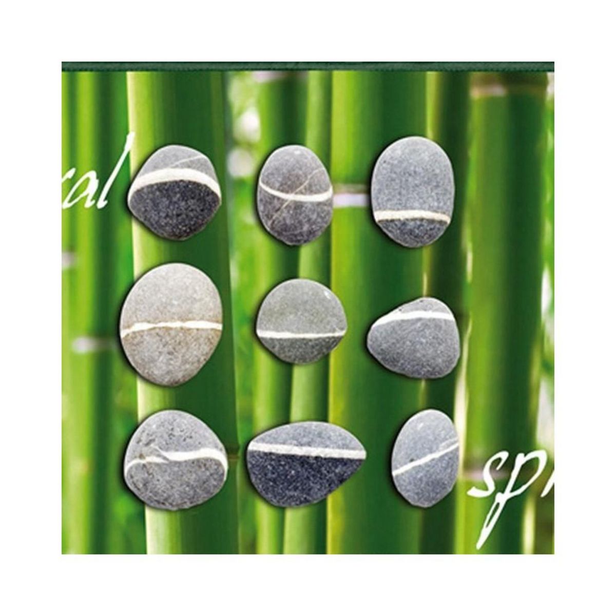 Paris Prix Tapis Velours  Natural  45x75cm Vert