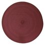 Voir la diapositive 1 : SECRET DE GOURMET Set de Table Rond  Tressé  38cm Bordeaux