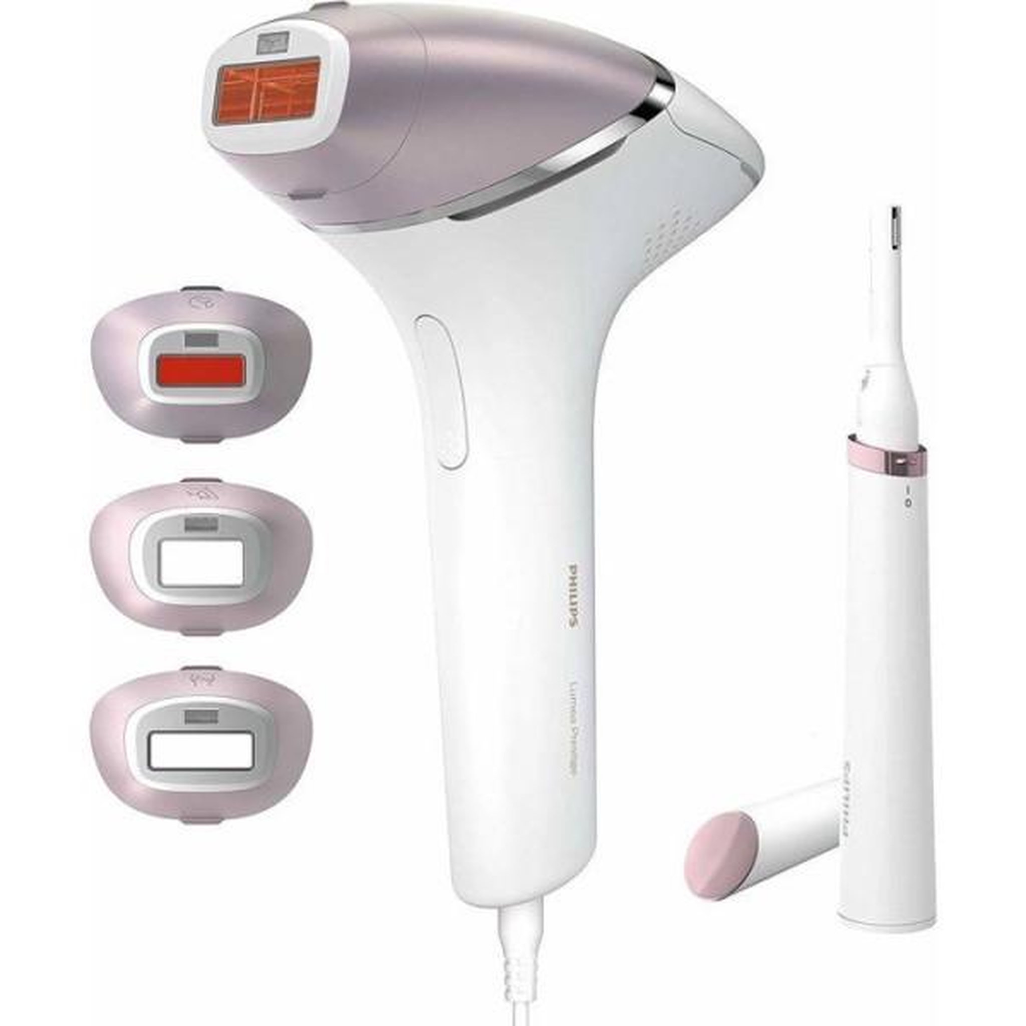 Voir la diapositive 4 : Philips Epilateur a lumiere pulsée - philips - lumea ipl 8000 - technologie senseiq - capteur smartskin - 4 embouts ergonomiques