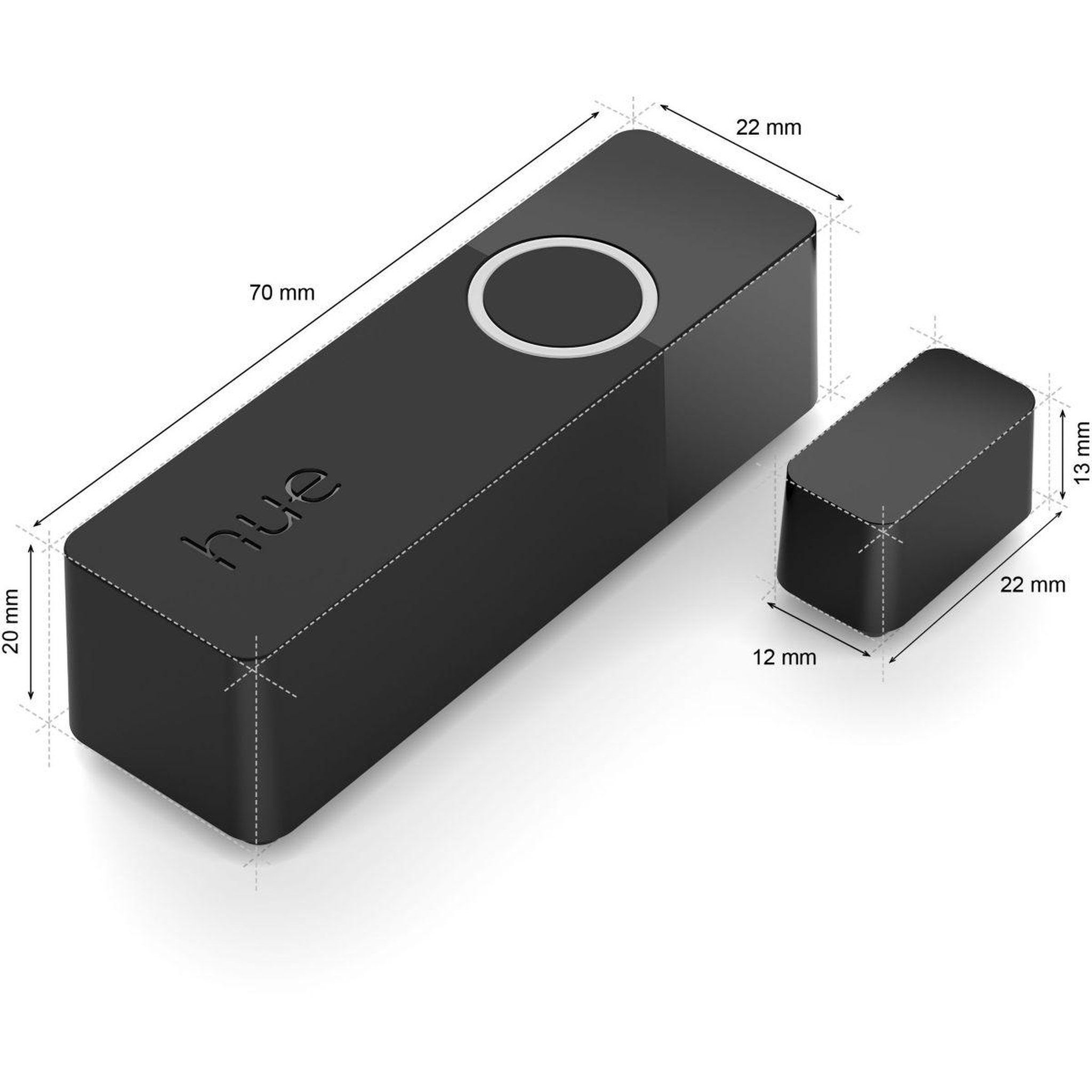 Voir la diapositive 3 : PHILIPS HUE Détecteur d'ouverture secure noir