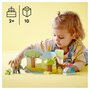 Voir la diapositive 4 : LEGO Duplo 10971 Animaux sauvages d'Afrique, Jouet sur le Safari pour Enfants de 2 Ans avec Figurines d'Éléphant et de Girafe, avec Tapis de Jeu