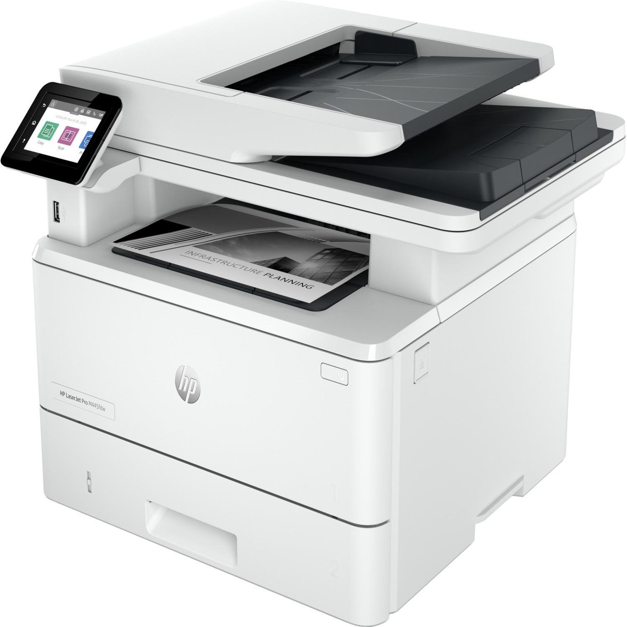 Voir la diapositive 3 : HP Imprimante Laser HP LaserJet Pro MFP 4102fdw multifonction noir et blanc