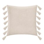 ATMOSPHERA Coussin Déco à Pompons  Gypsy  50x50cm Ivoire
