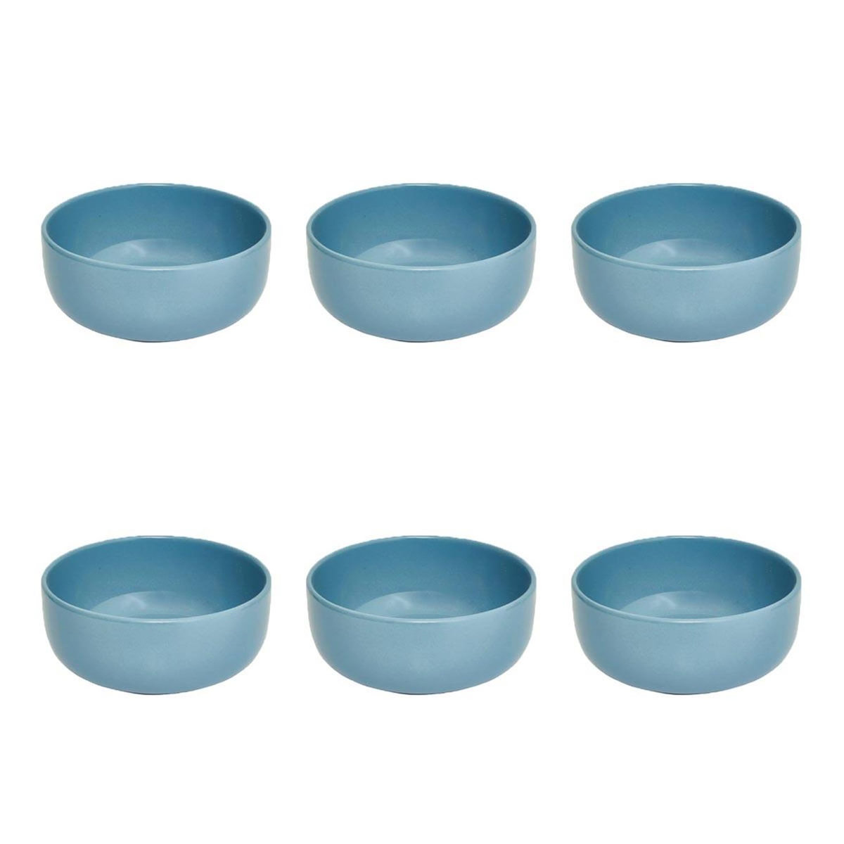 SECRET DE GOURMET Lot de 6 Coupelles  Marie  15cm Bleu