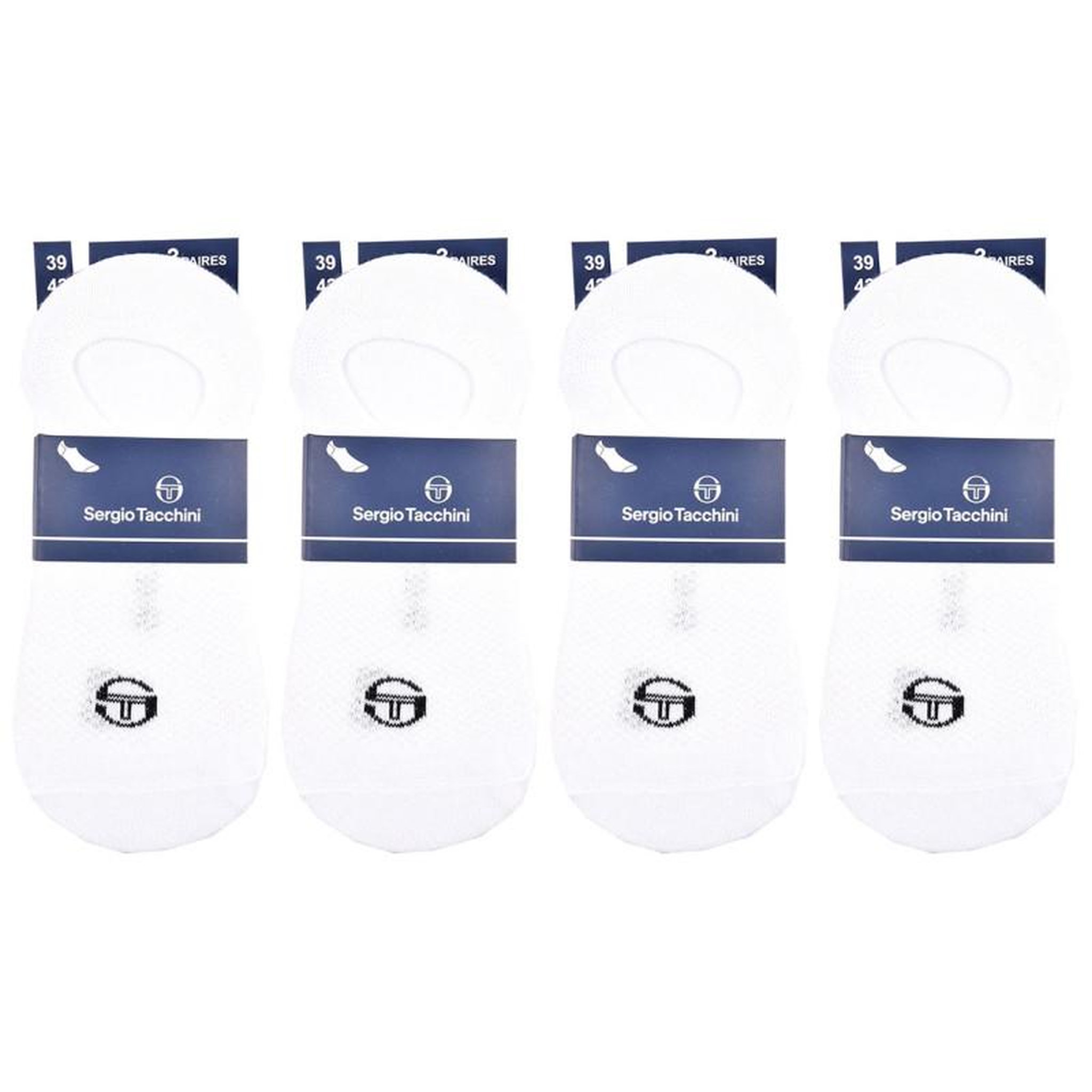 Voir la diapositive 3 : SERGIO TACCHINI Chaussettes Homme FOOTIES SERGIO TACCHINI Lot de 12