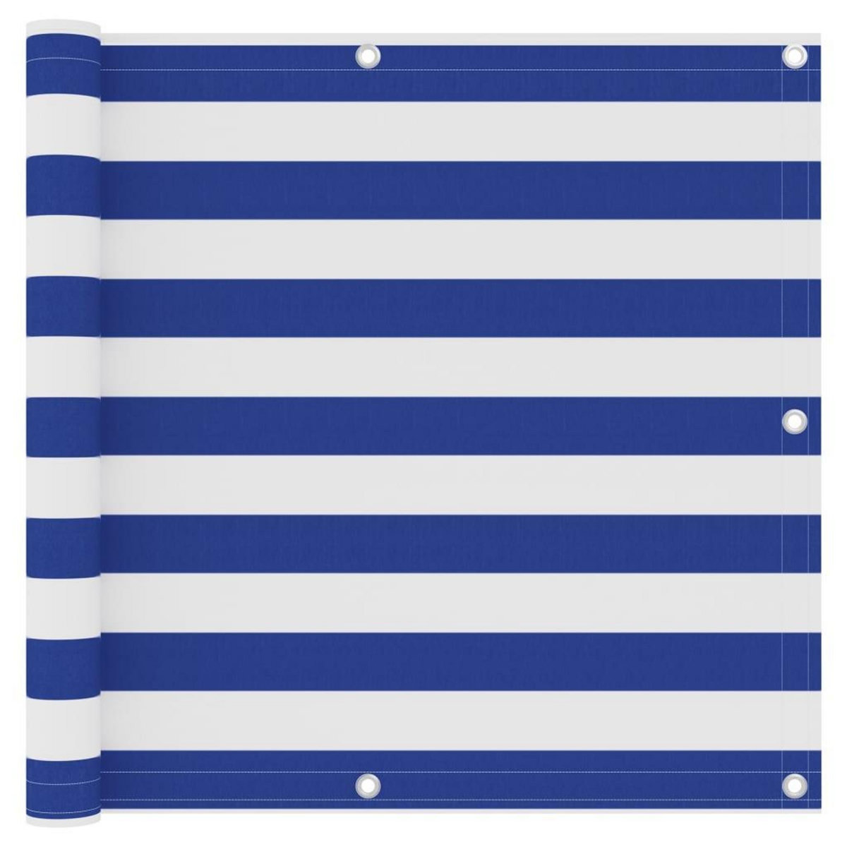 VIDAXL Ecran de balcon Blanc et bleu 90x600 cm Tissu Oxford