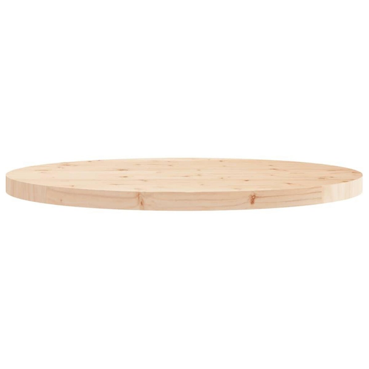 VIDAXL Dessus de table rond Ø80x3 cm bois de pin massif