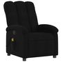 Voir la diapositive 4 : VIDAXL Fauteuil de massage inclinable Noir Tissu