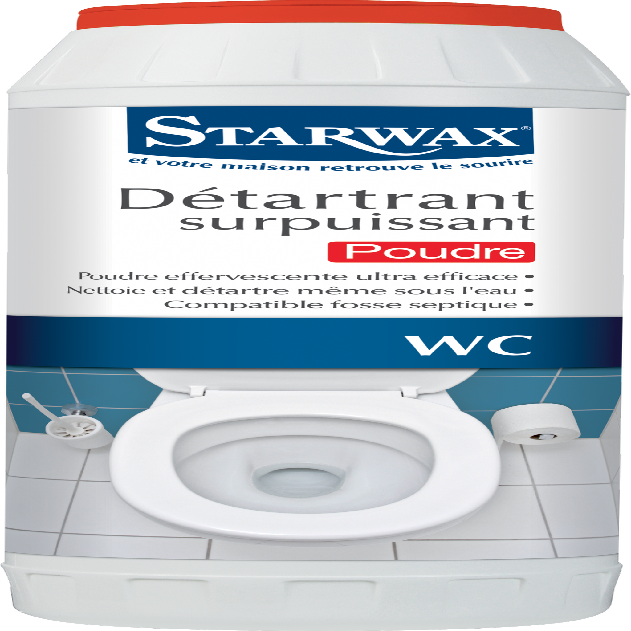 Starwax Détartrant poudre sanitaire STARWAX 1 kg