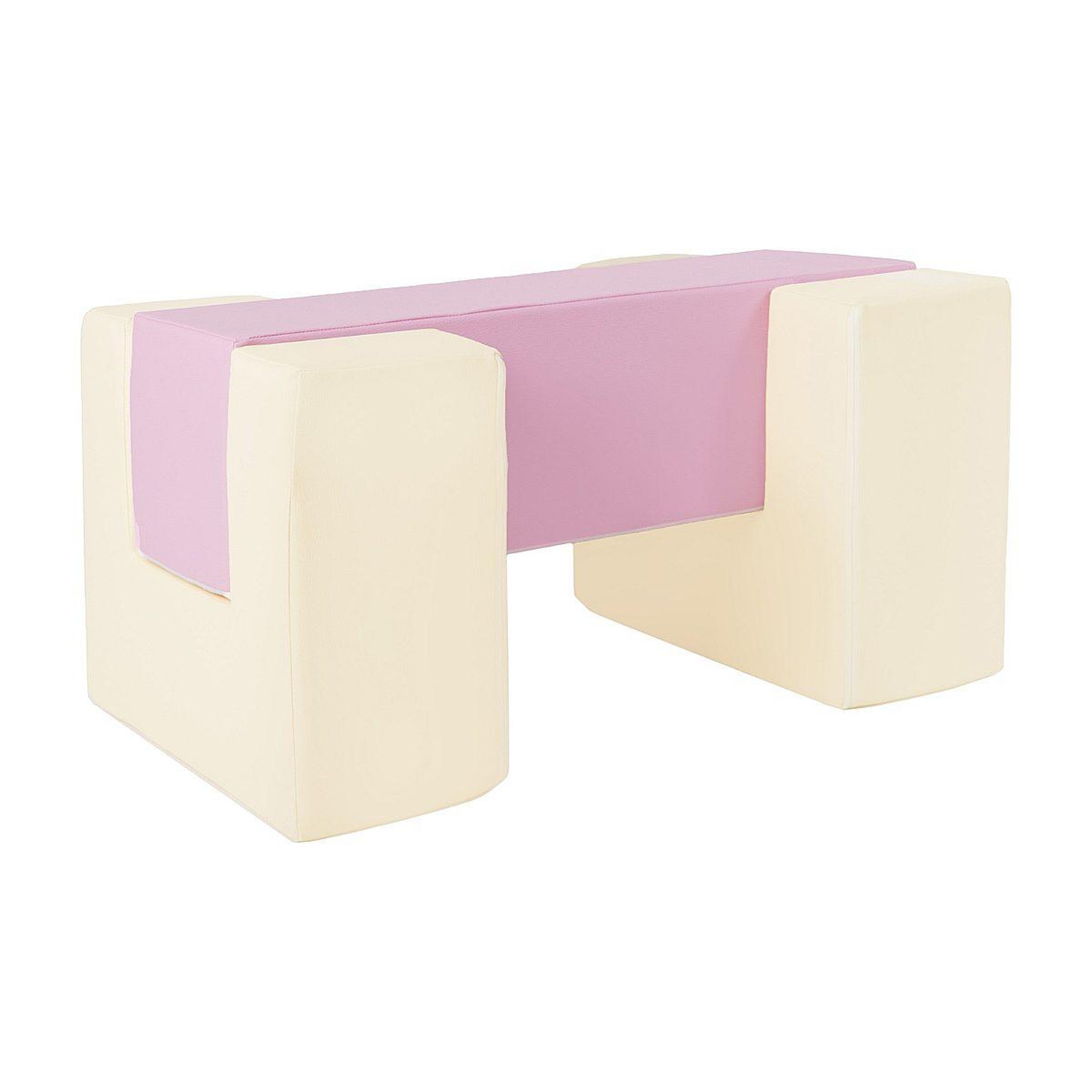 VELINDA Blocs rose pastel jaune pastel