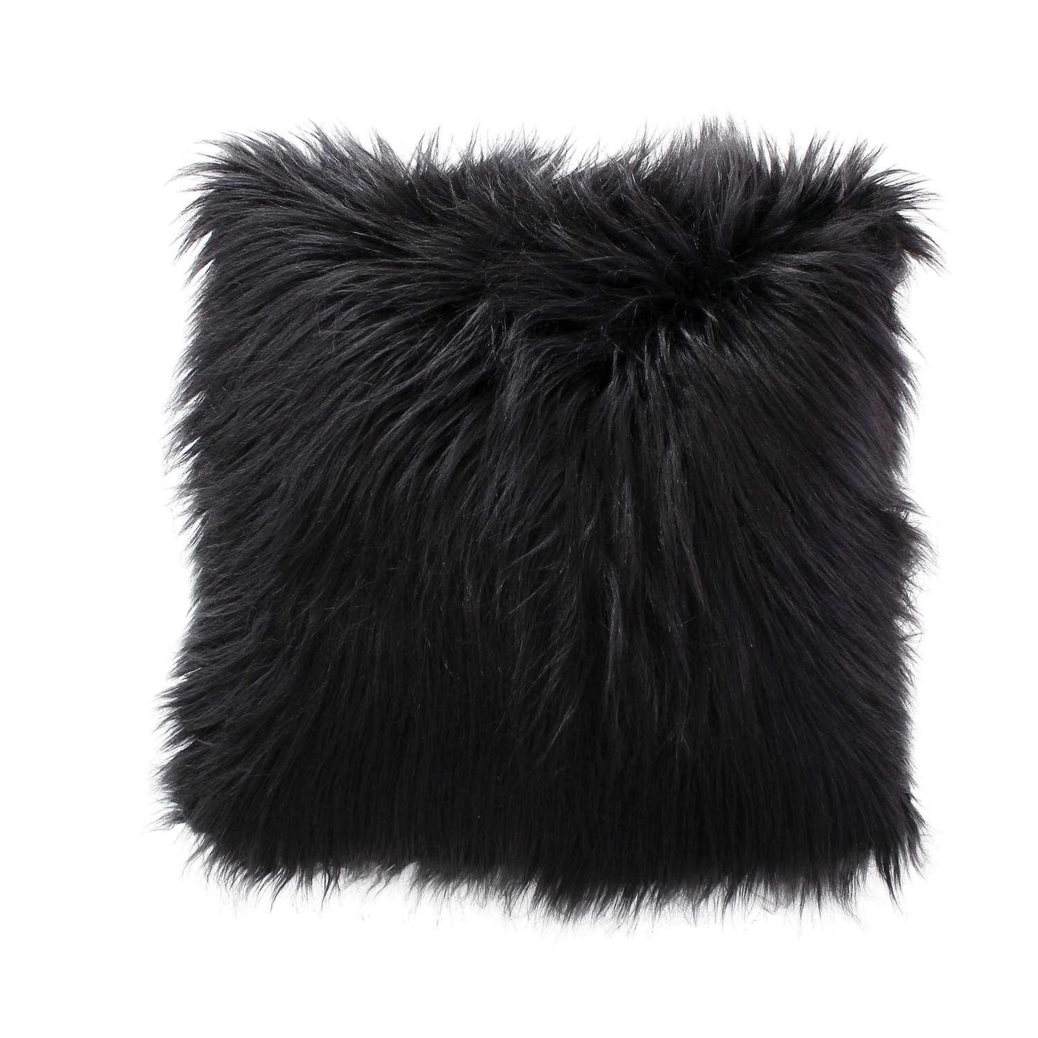 Voir la diapositive 1 : TOILINUX Coussin doux à poils longs epicéa