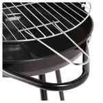 GARDENSTAR Barbecue charbon rond - Acier - 50.5x50x70cm