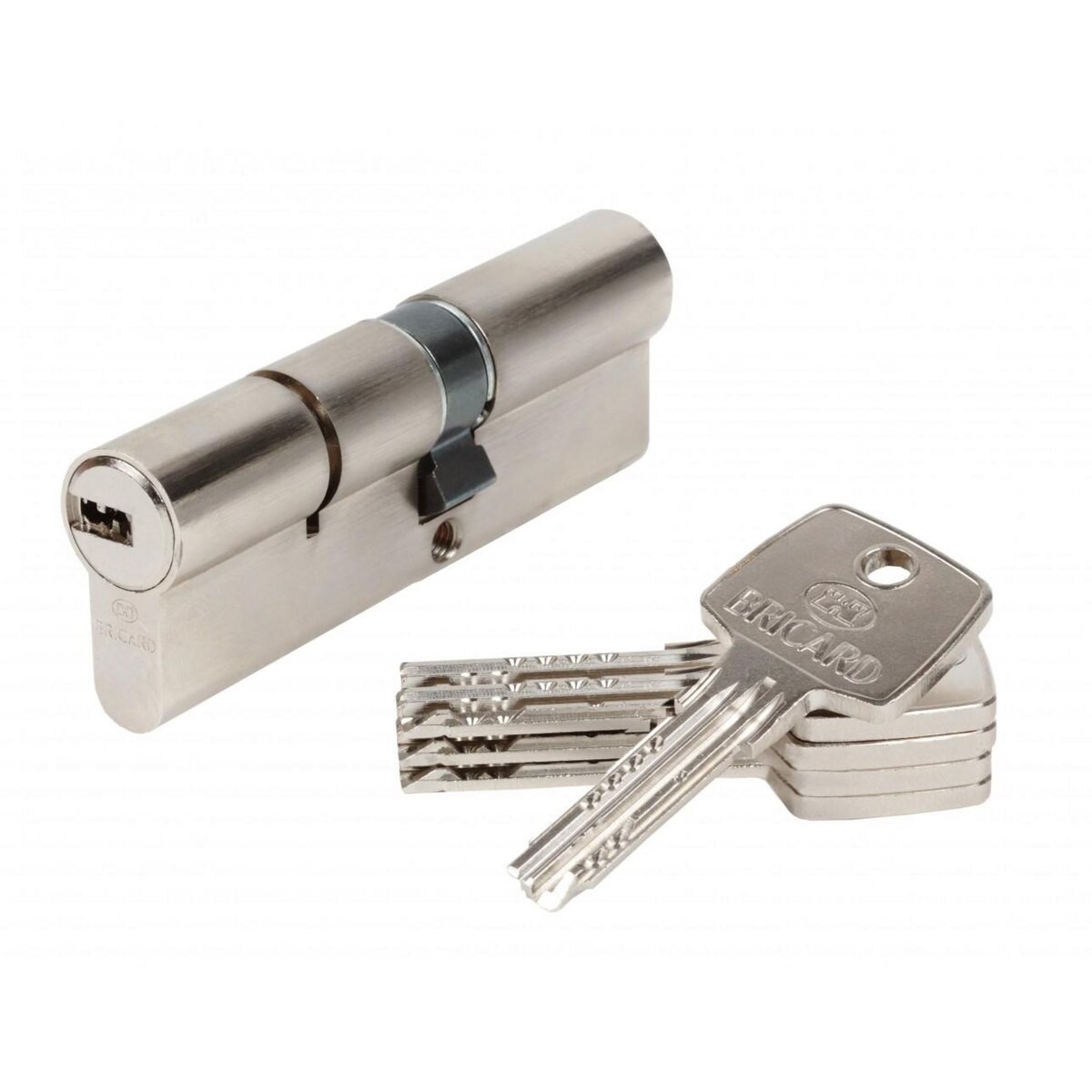 CENTRALE BRICO Cylindre de serrure BRICARD astral débrayable L.40 + 50 mm