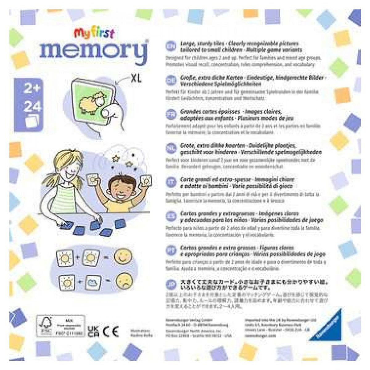 RAVENSBURGER My First memory Jeu Mes jouets preferes