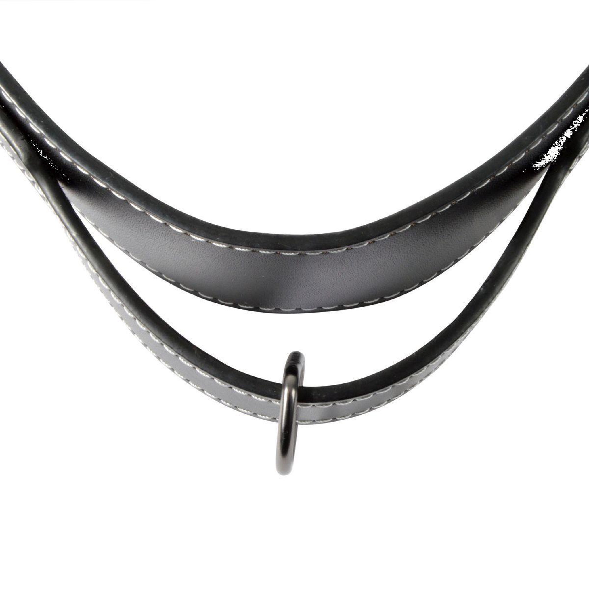 Voir la diapositive 3 : LOVE STORY Collier pour chien 2xl  cuir  70cm noir