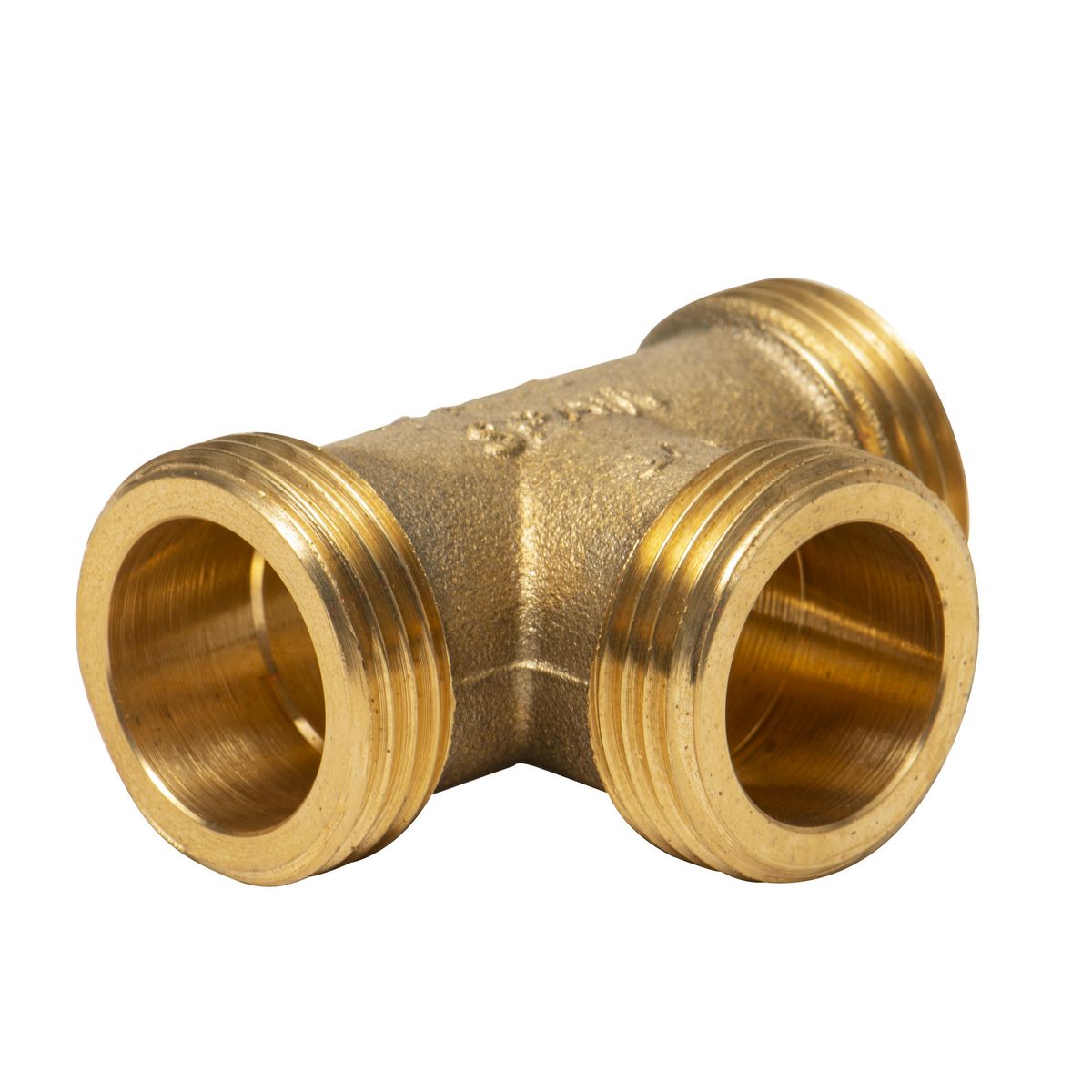 RAIN Raccord té laiton mâle - mâle 3/4 