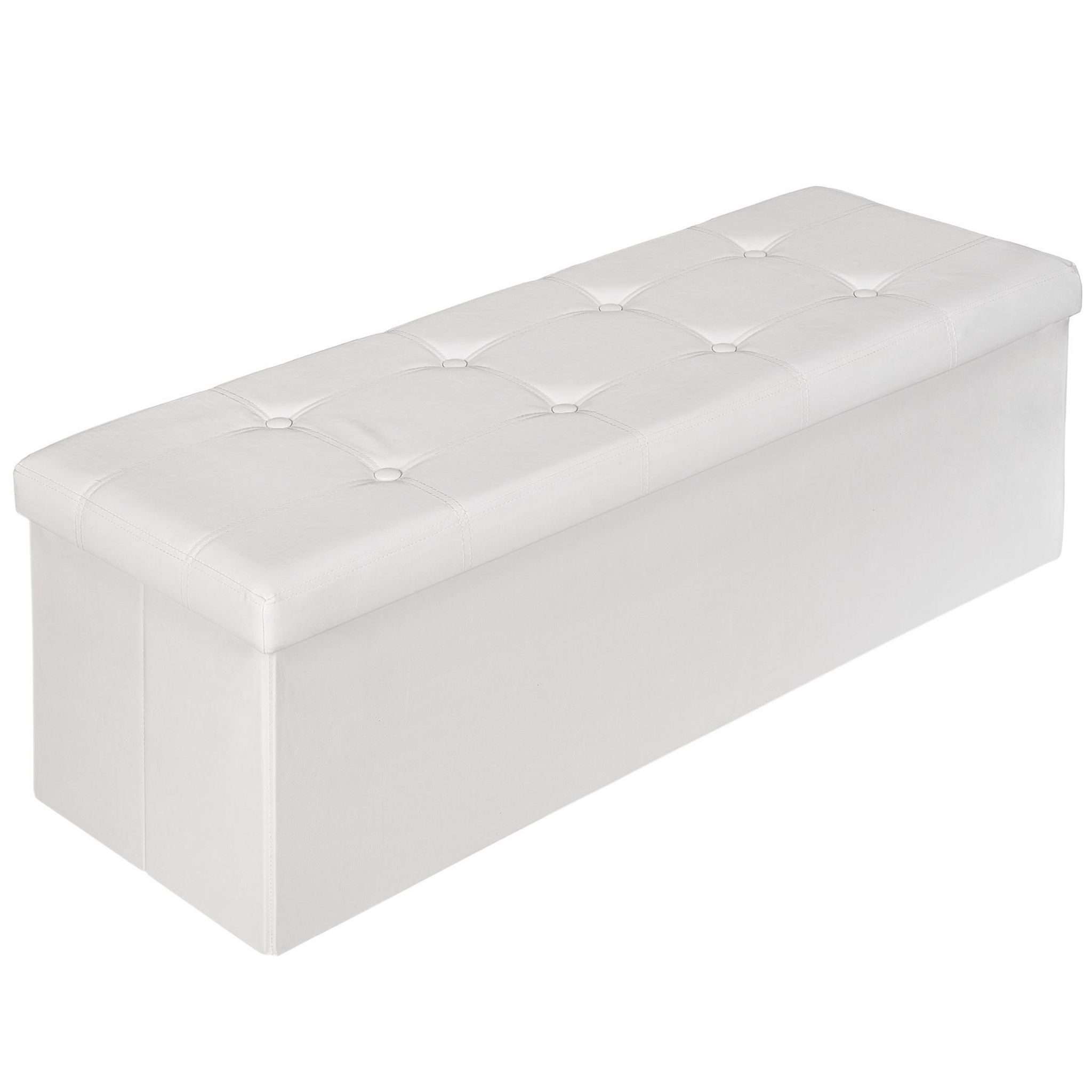 Banc Coffre de rangement pliable bleu clair - Ameublement