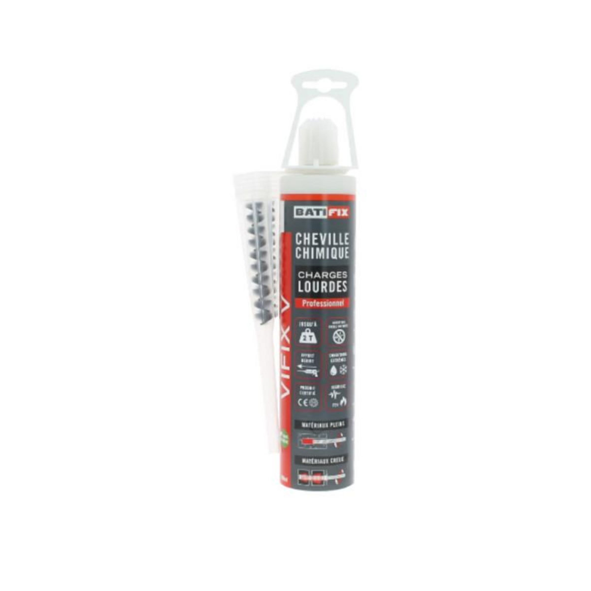 Batifix Scellement chimique pour charges lourdes BATIFIX - Ton pierre - 300ml