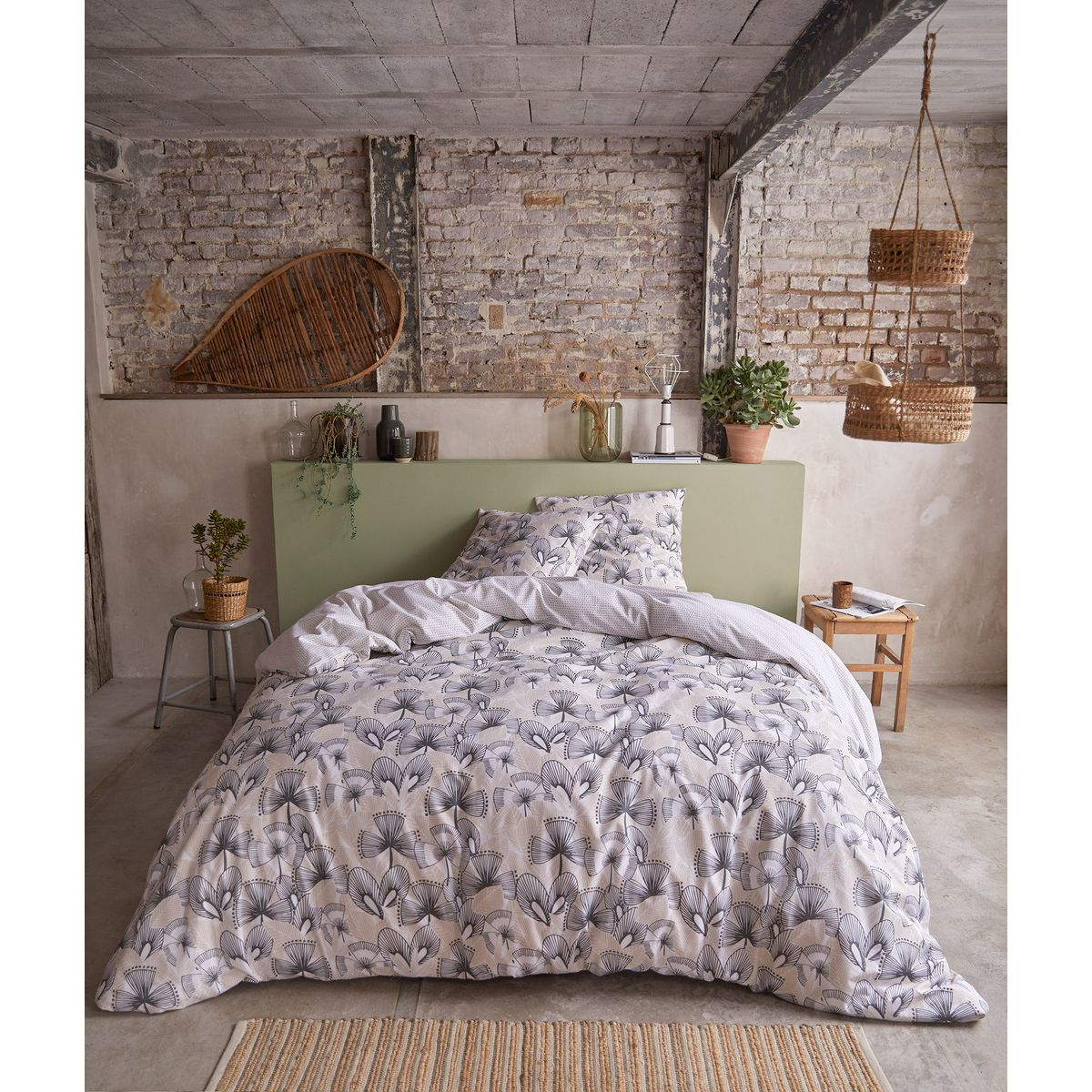 ACTUEL Drap housse en coton lyocell CAMILLE