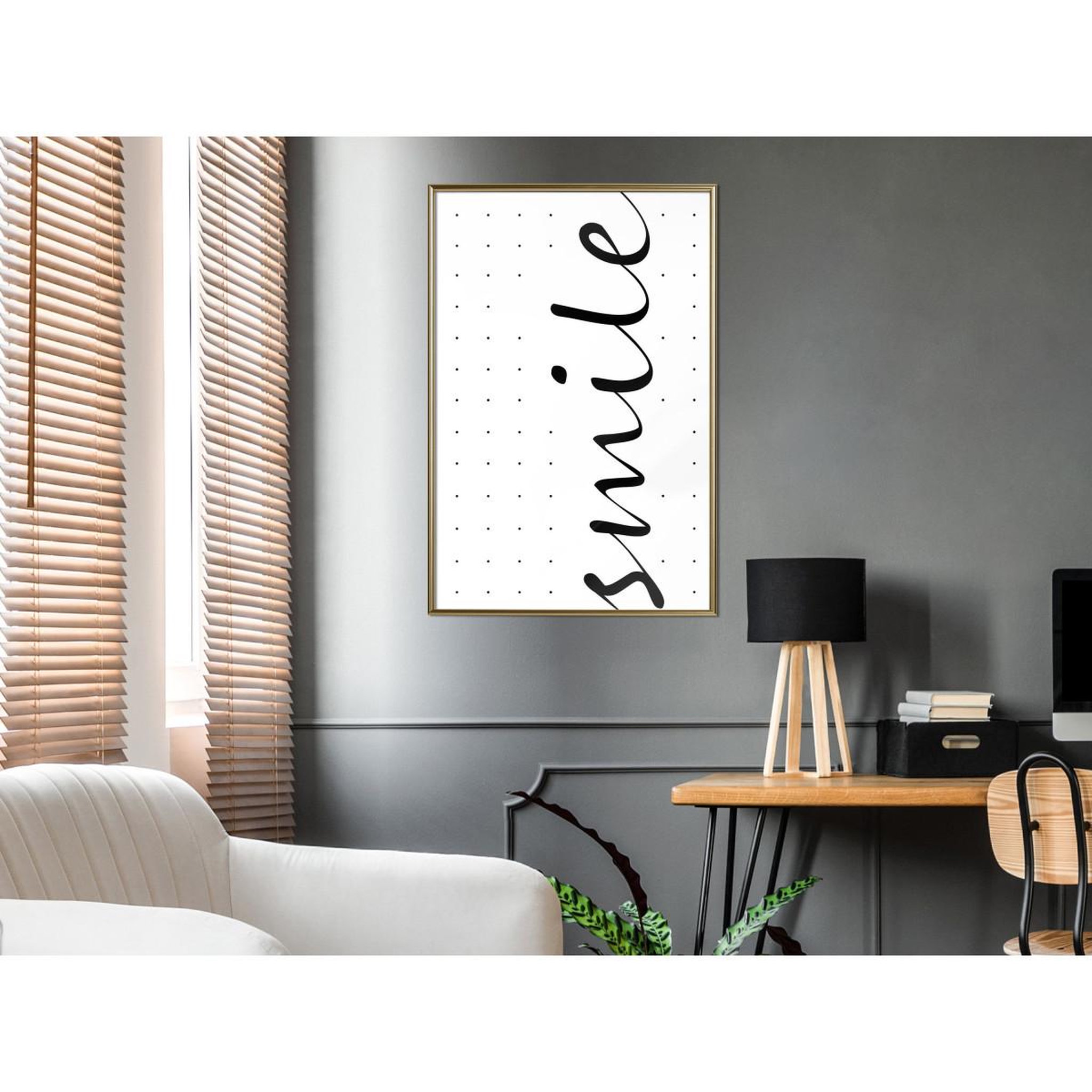 Voir la diapositive 2 : Paris Prix Affiche Murale Encadrée  Smile